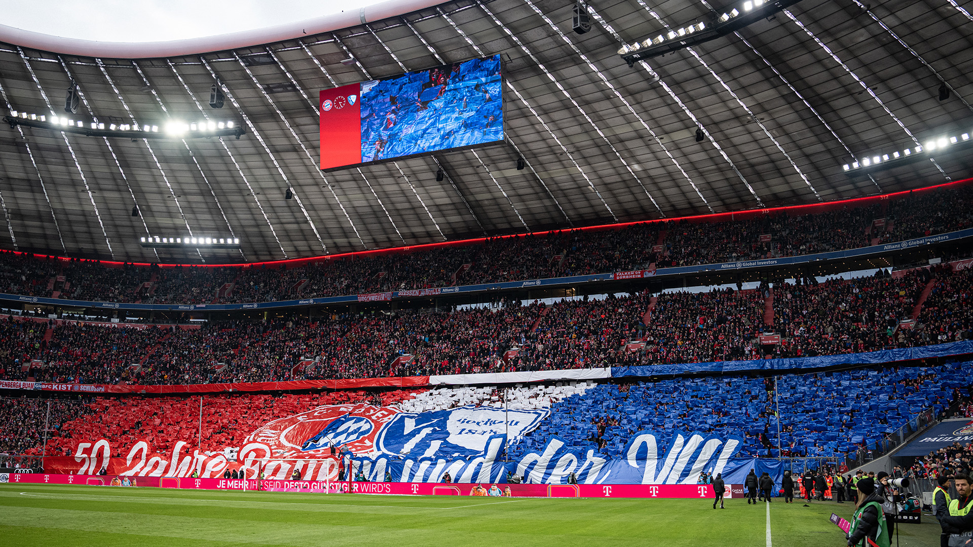 Choreo vor FC Bayern - VfL Bochum