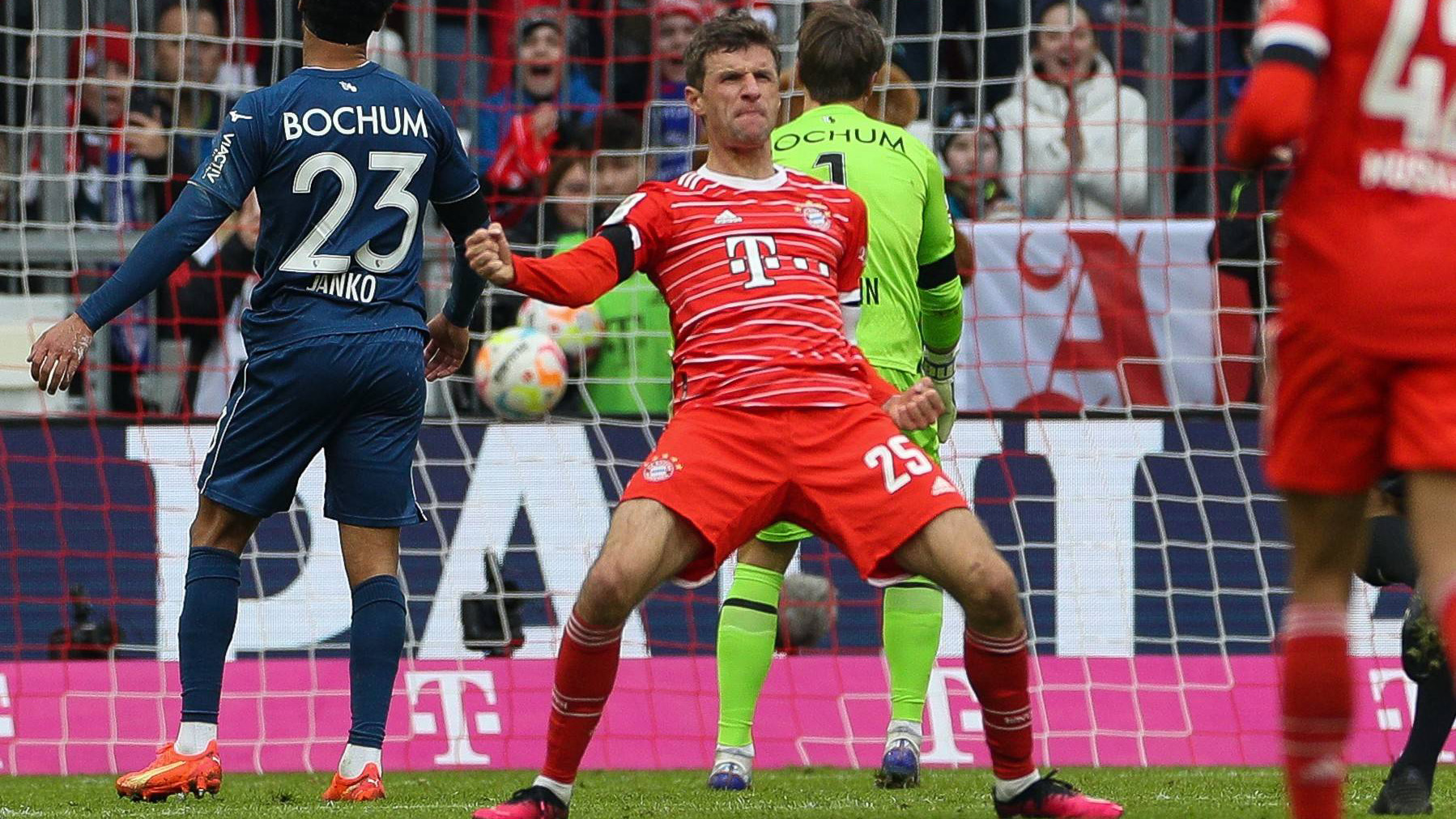 Thomas Müller Jubel gegen Bochum