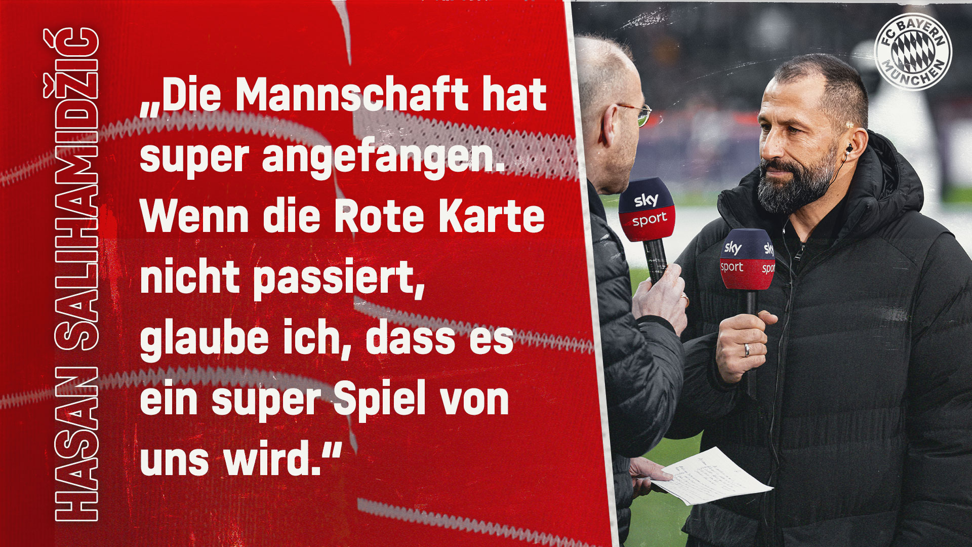 Hasan Salihamidžić zum Bundesliga-Spiel bei Borussia Mönchengladbach