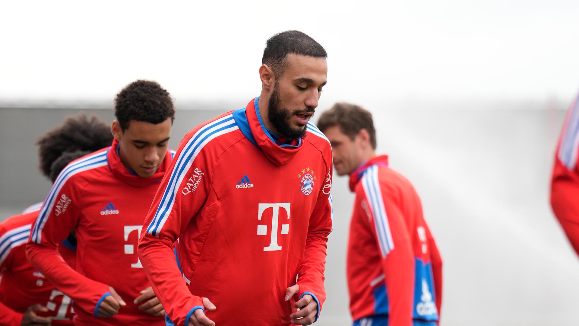 Noussair Mazraoui, FC Bayern Training