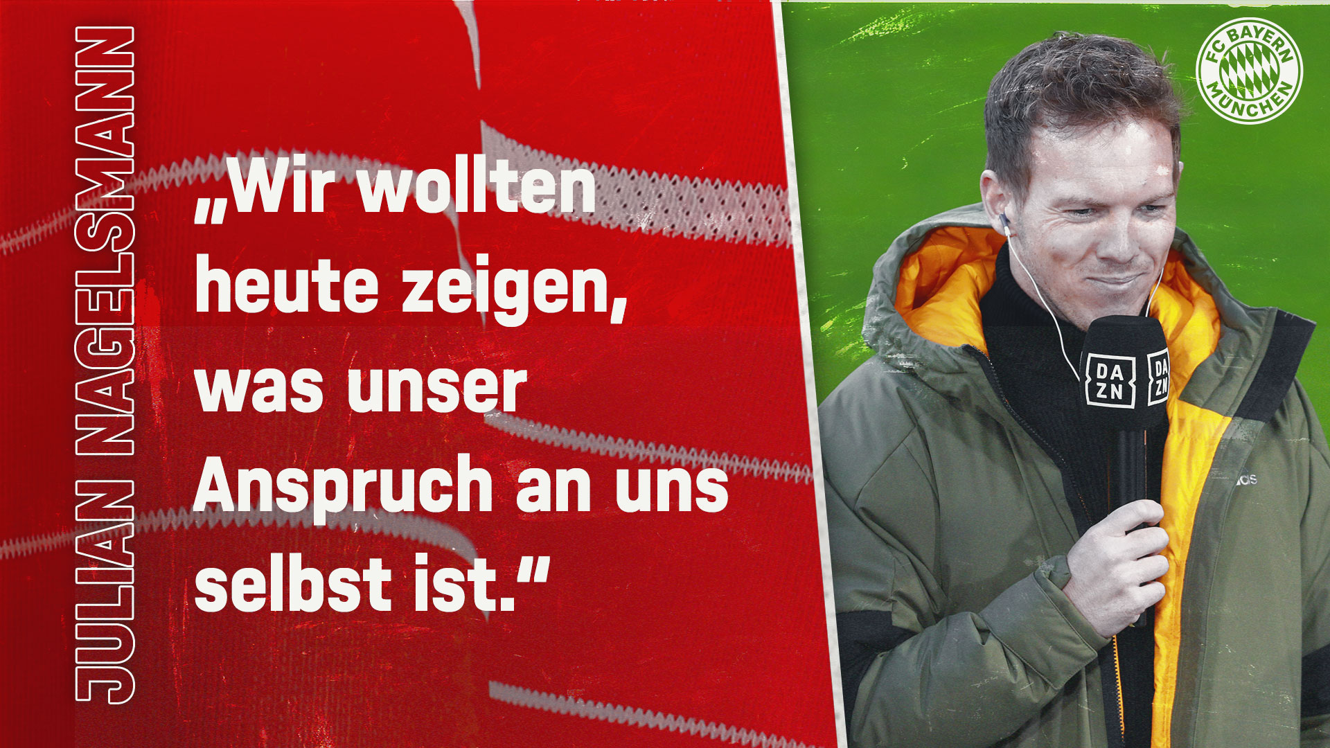 Julian Nagelsmann zum Bundesliga-Spiel gegen Union Berlin