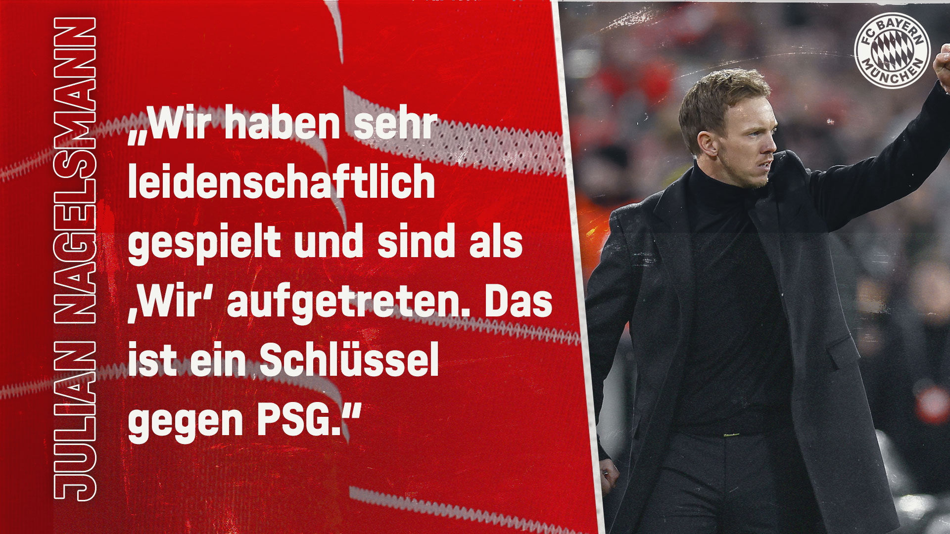 Julian Nagelsmann zum Spiel gegen Paris