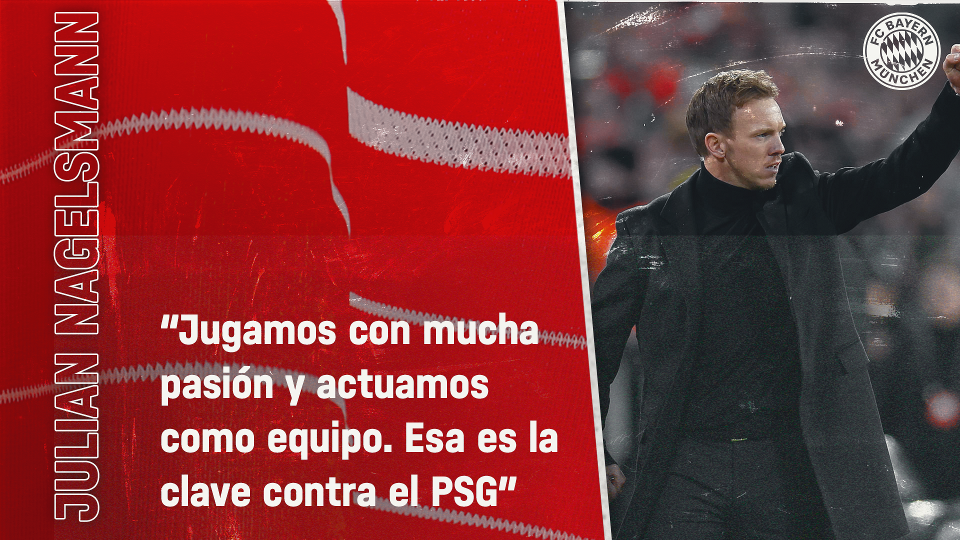 Julian Nagelsmann tras el partido contra el PSG