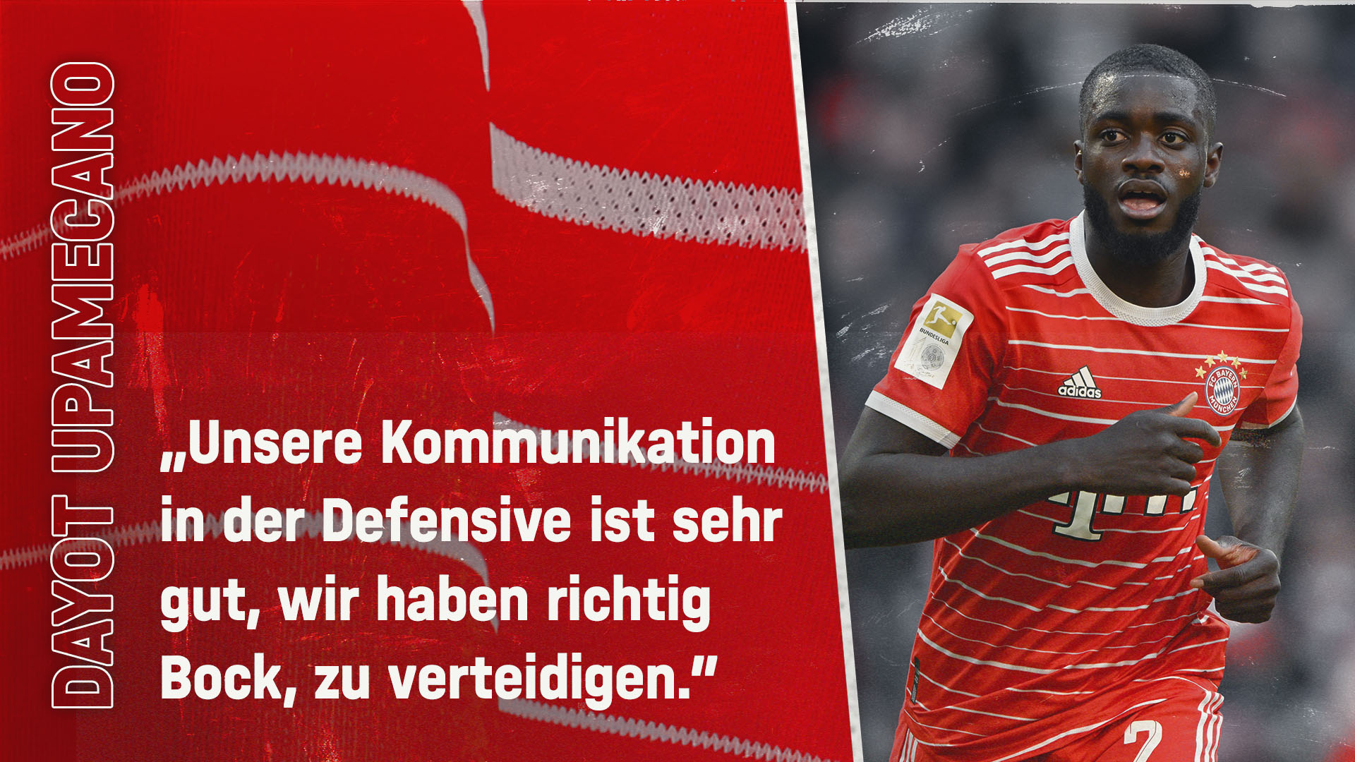 Dayot Upamecano zum Bundesliga-Spiel gegen Augsburg