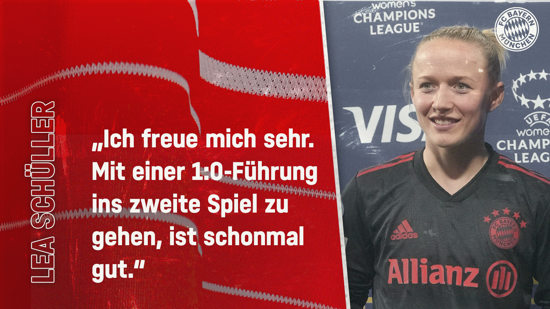 Lea Schüller zum Spiel gegen Arsenal WFC