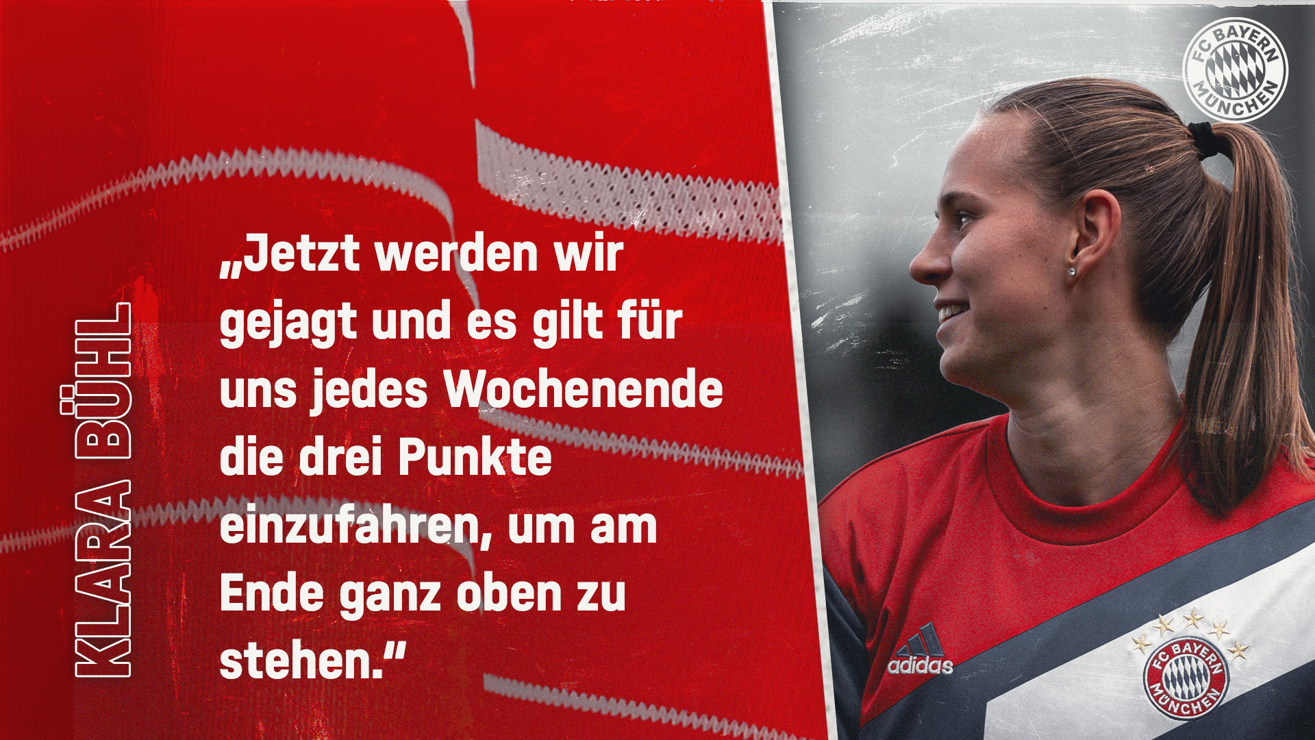 Klara Bühl zum Spiel gegen den VfL Wolfsburg