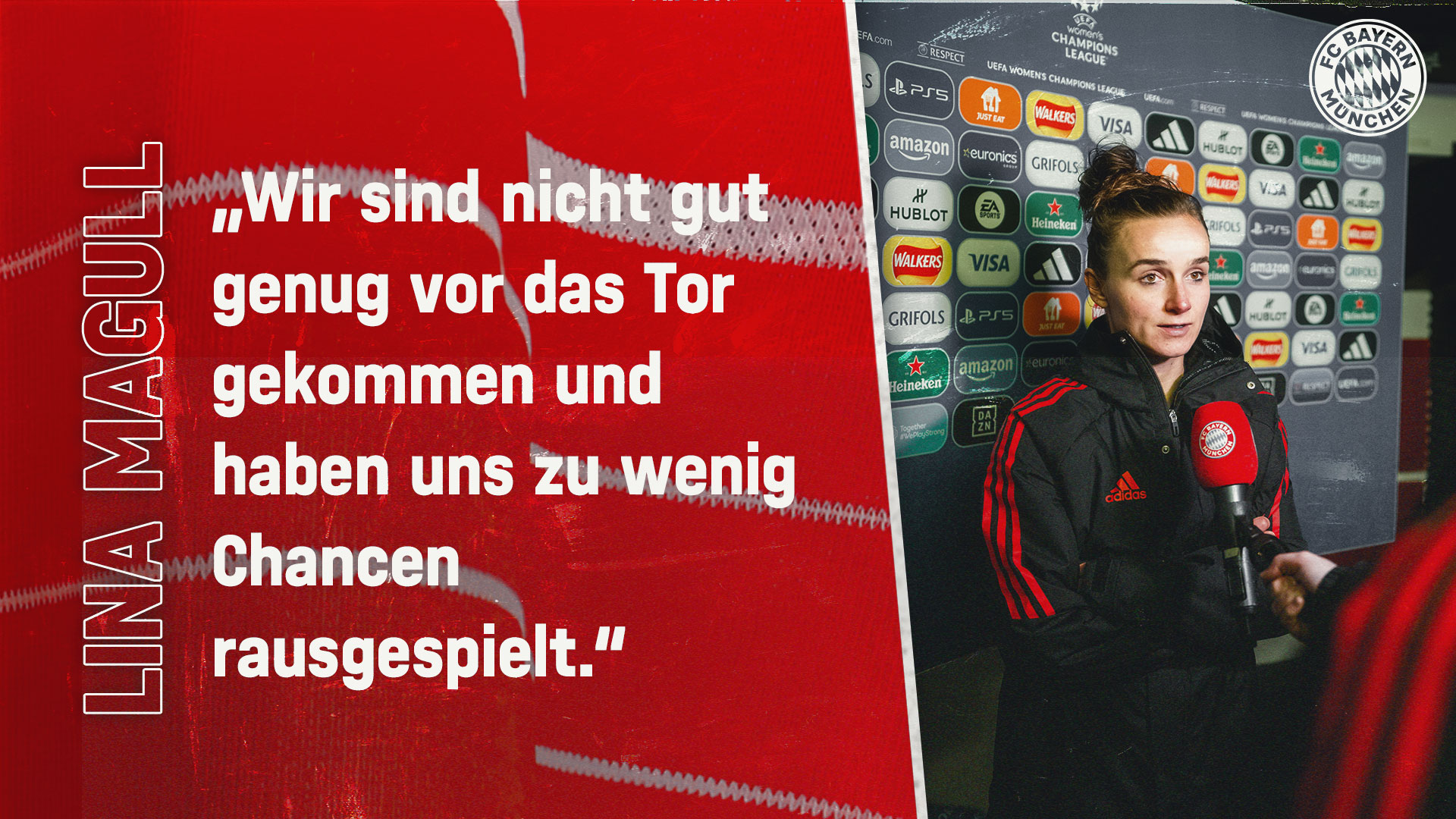 Lina Magull zum Spiel beim Arsenal WFC