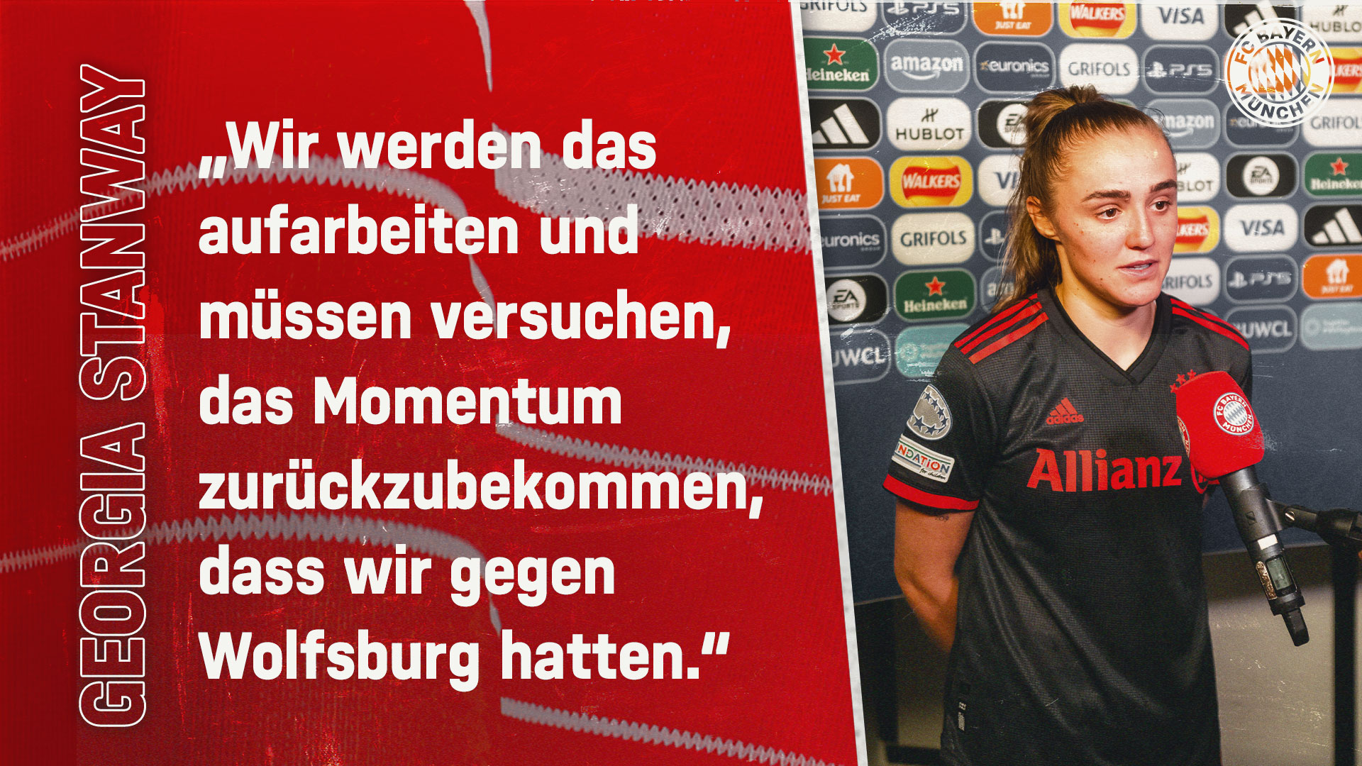 Georgia Stanway zum Spiel beim Arsenal WFC