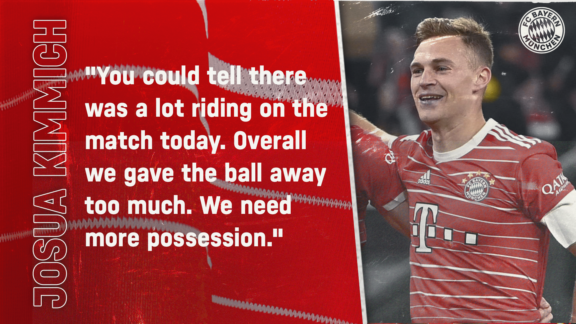 Joshua Kimmich on Bundesliga match against Borussia Dortmund