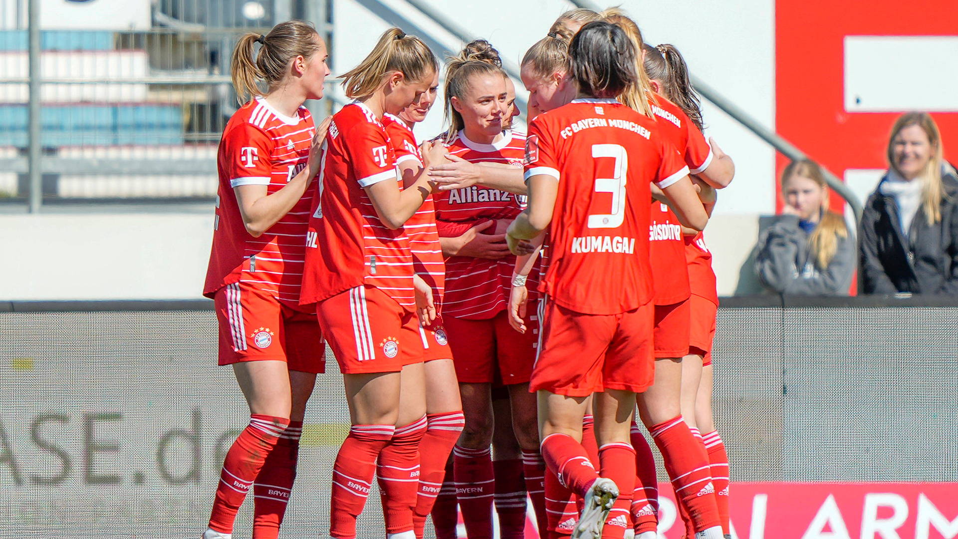 FC Bayern Frauen, Jubel