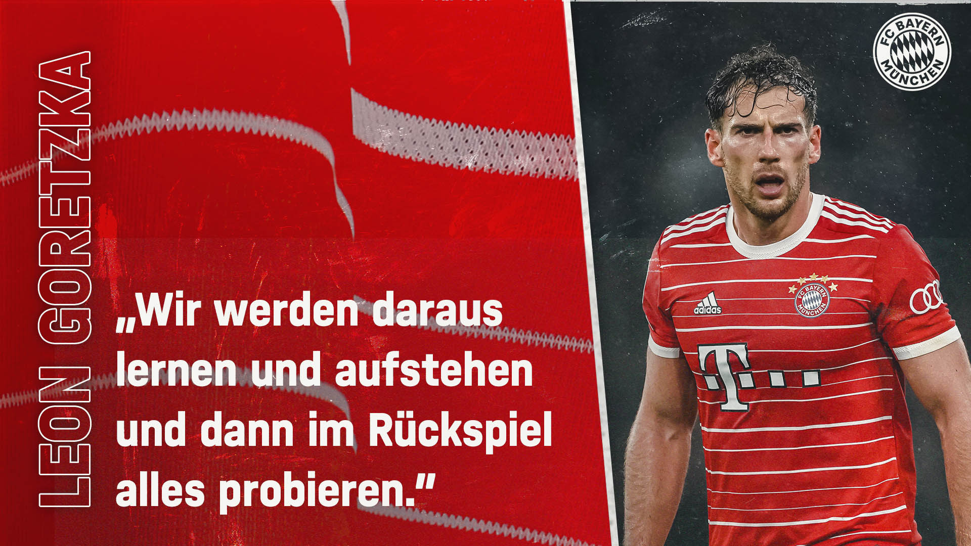 Leon Goretzka zum Spiel bei Manchester City