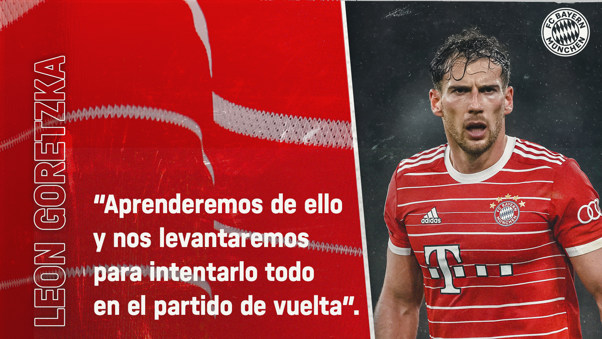 Leon Goretzka sobre el partido ante el Manchester City