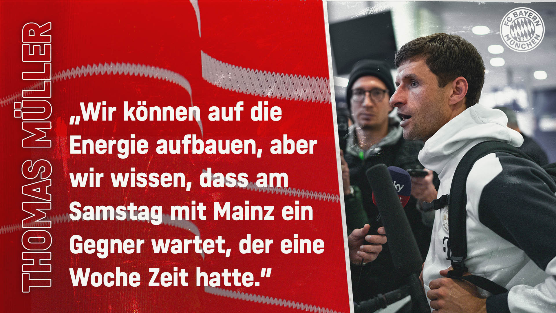 Thomas Müller zum Spiel gegen Manchester City