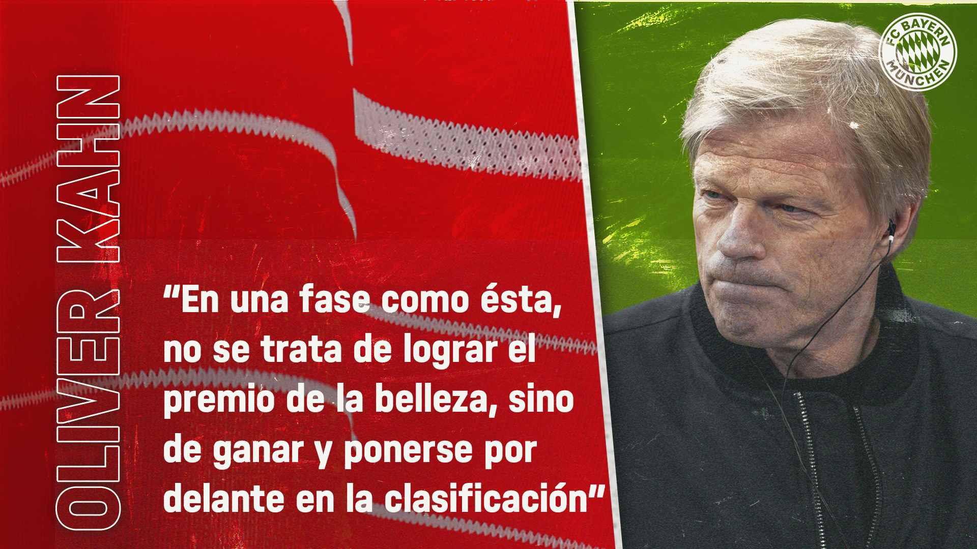 Oliver Kahn tras el partido de la Bundesliga contra el Hertha BSC