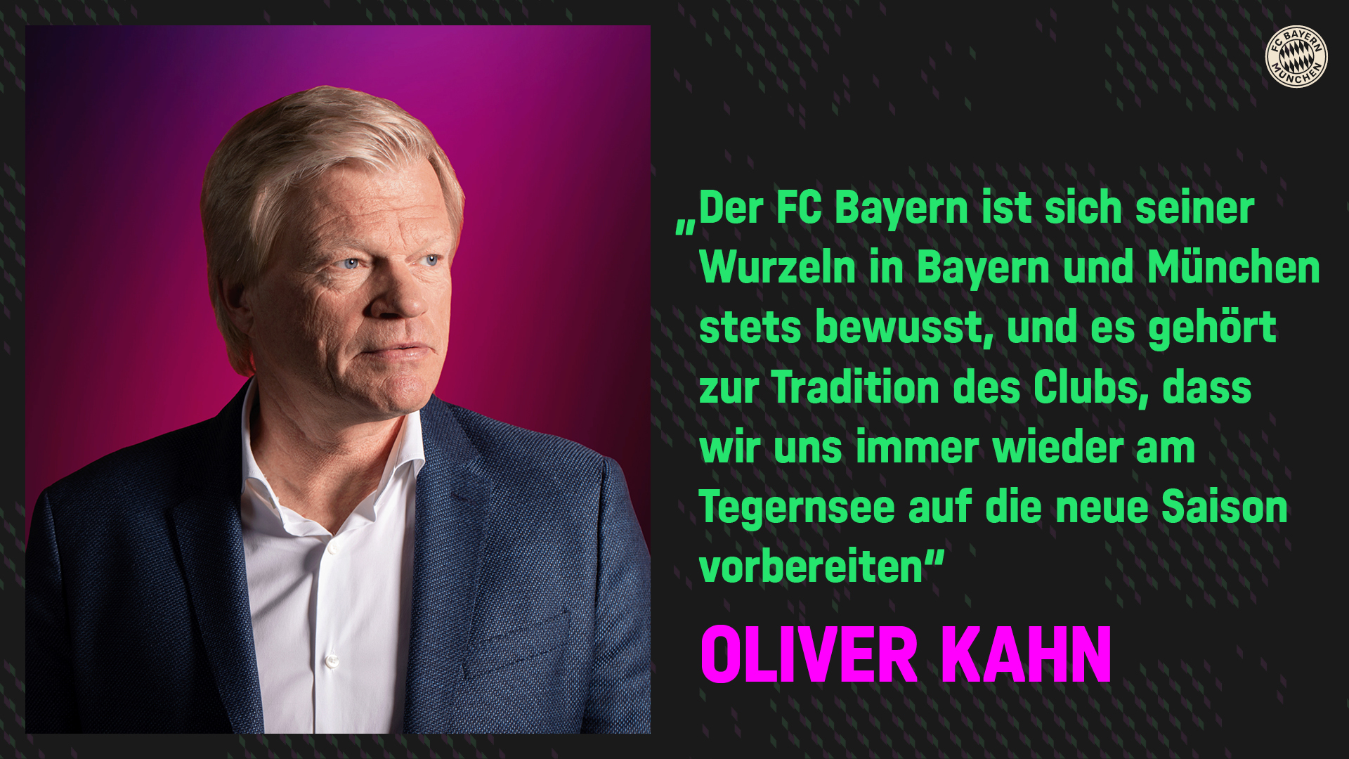 Zitat Oliver Kahn Audi Summer Tour