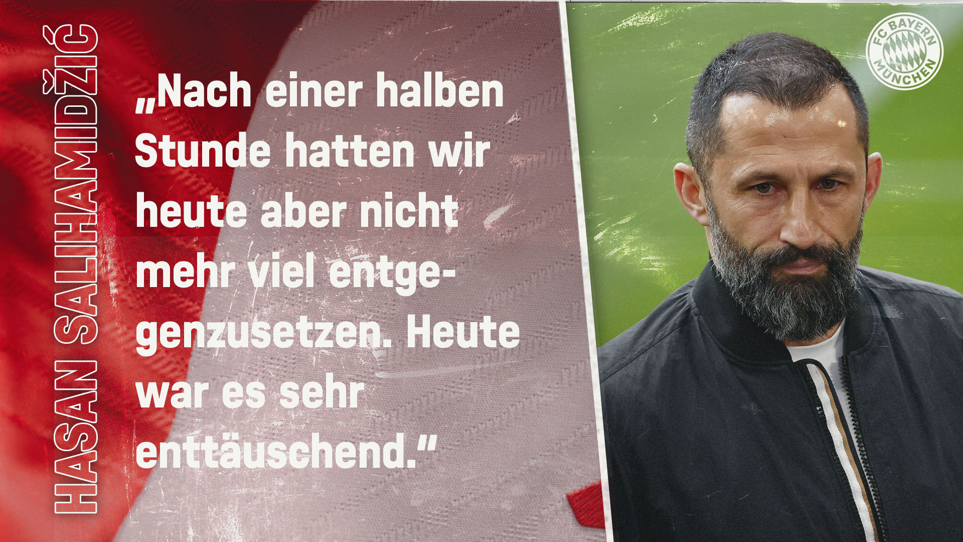 Hasan Salihamidžić zum Bundesliga-Spiel gegen RB Leipzig