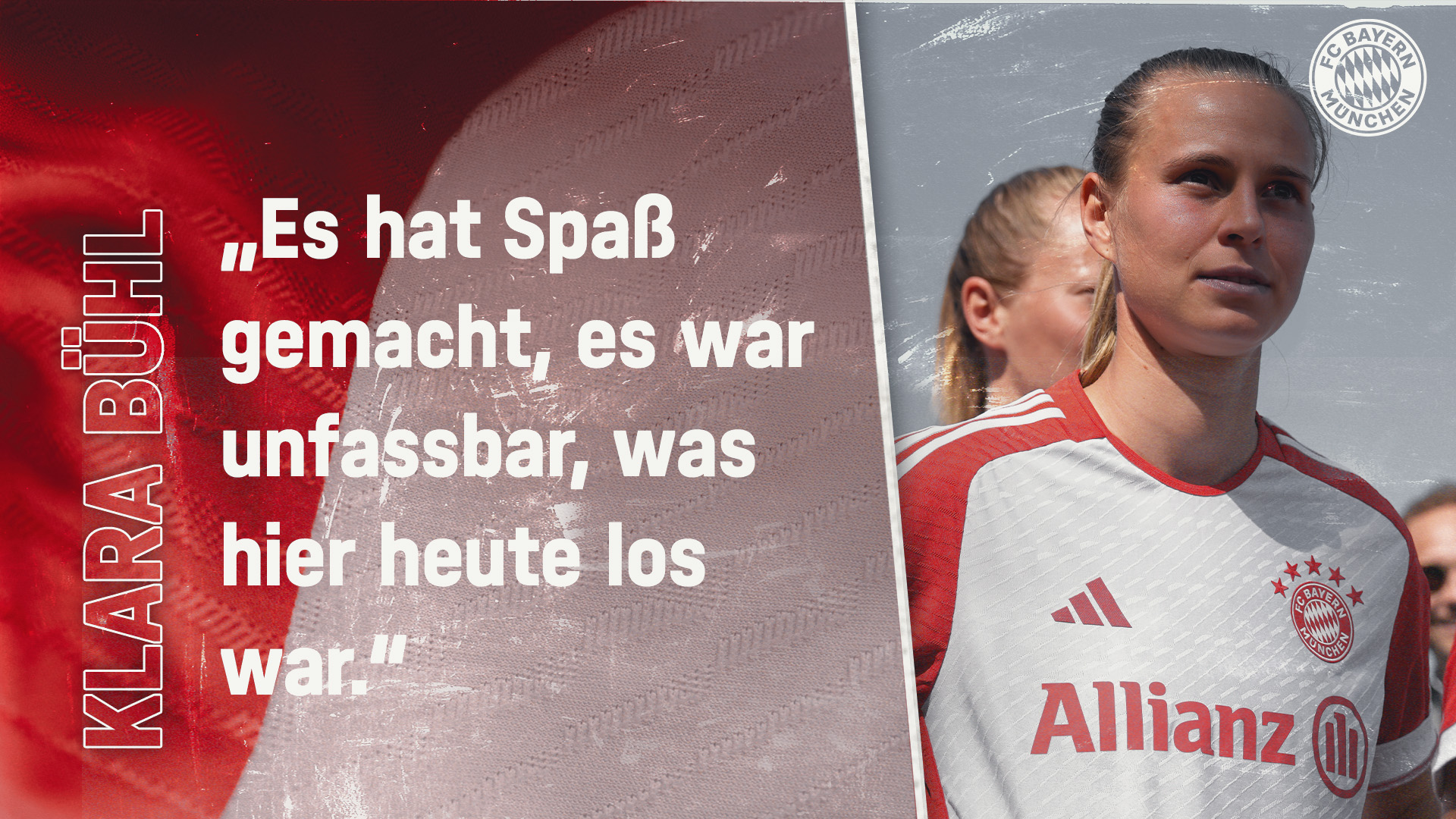 Klara Bühl zum Spiel gegen Turbine Potsdam