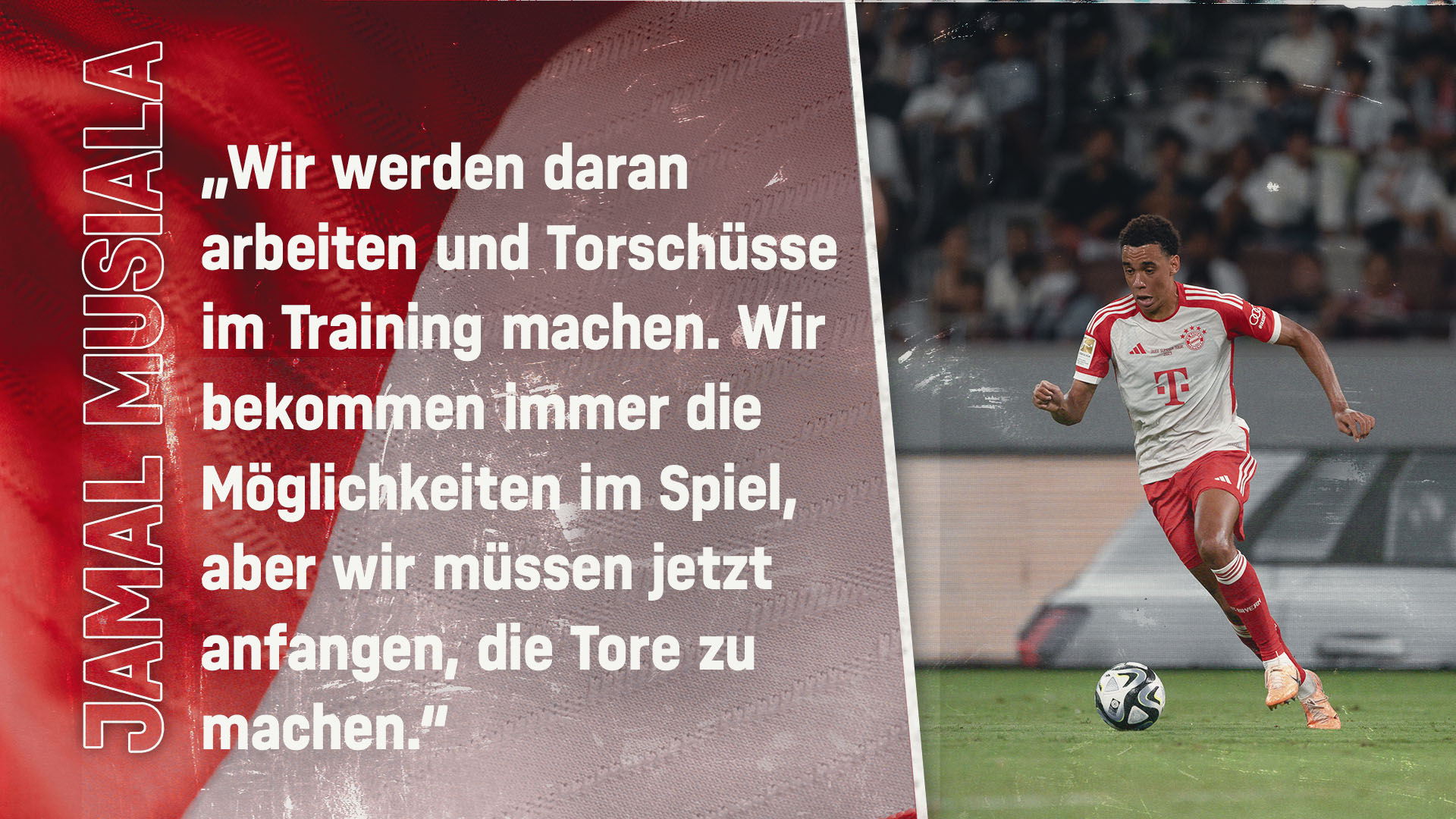 Jamal Musiala zum Testspiel gegen Manchester City