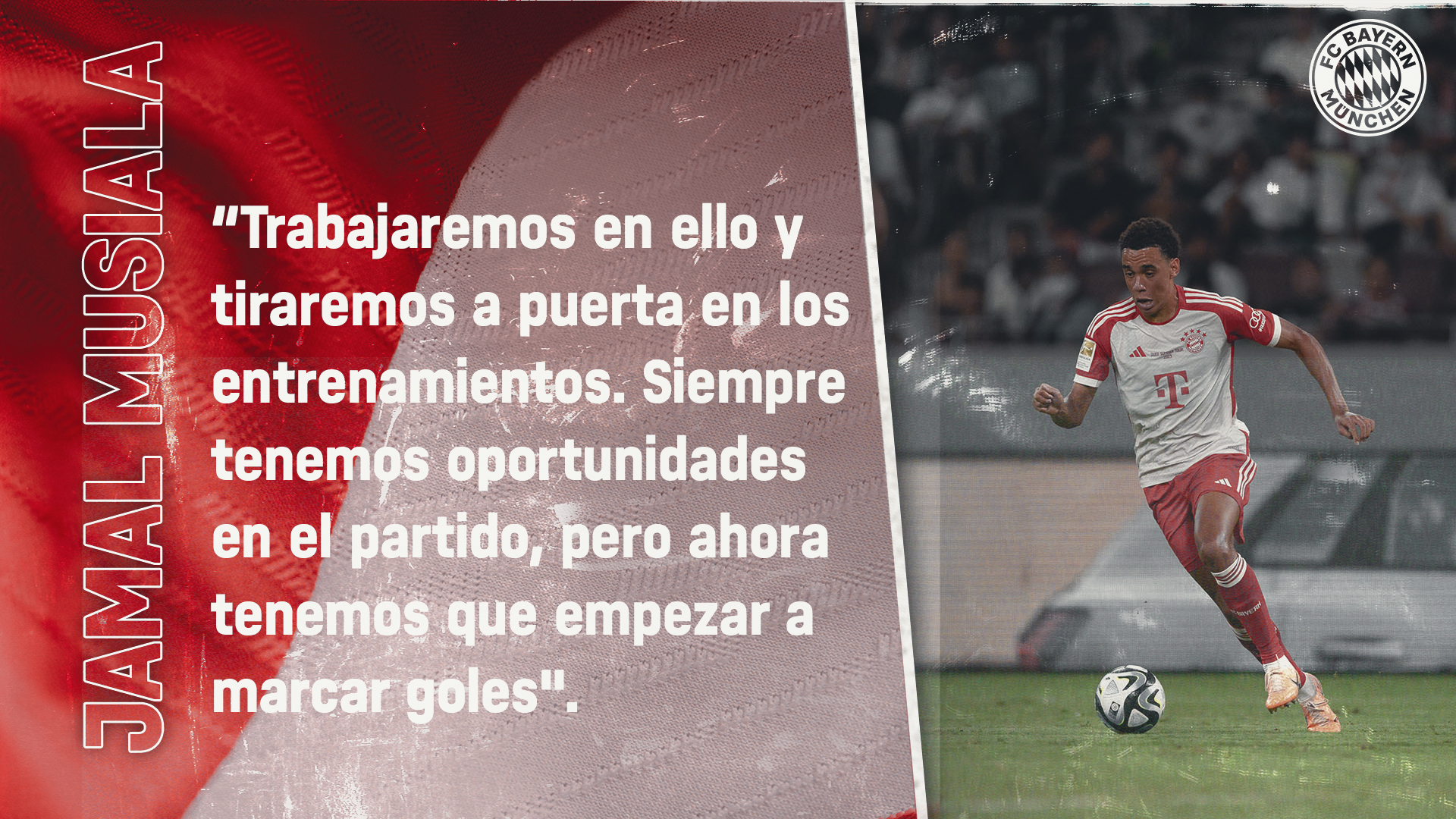 Jamal Musiala sobre el partido contra el Manchester City