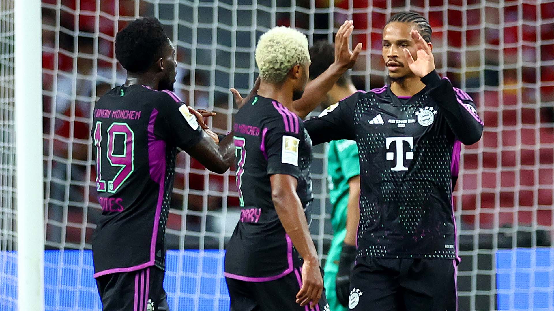 Serge Gnabry, Leroy Sané, FC Bayern FC Liverpool