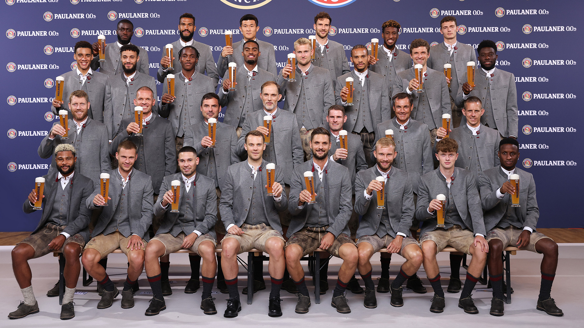 FC Bayern sesion fotos Paulaner 2023