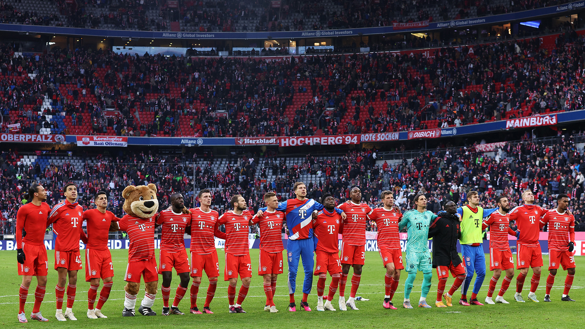 FC Bayern, FC Augsburg, Jubel