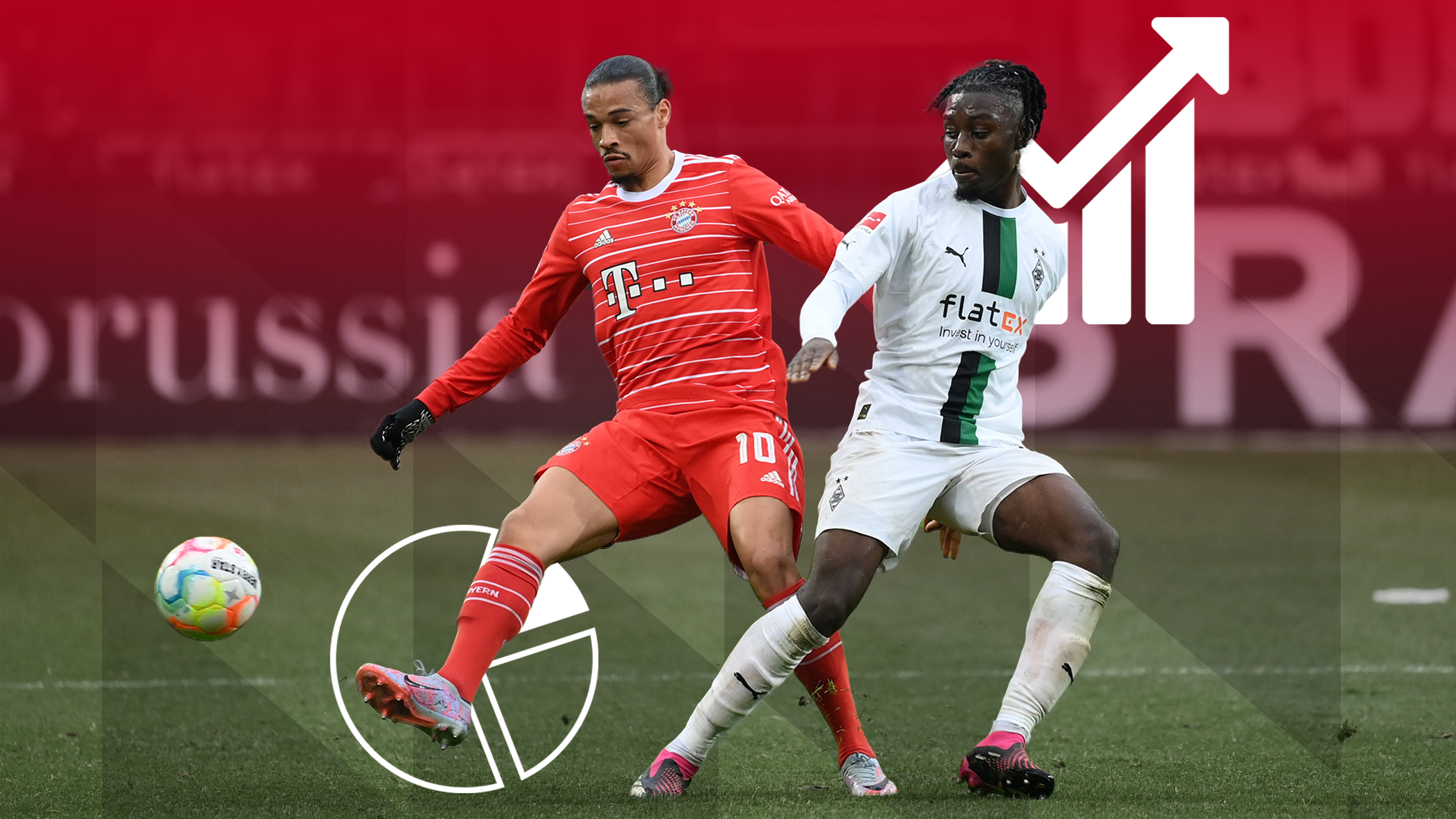 Cifras y datos del partido de Bundesliga Borussia Mönchengladbach - FC Bayern