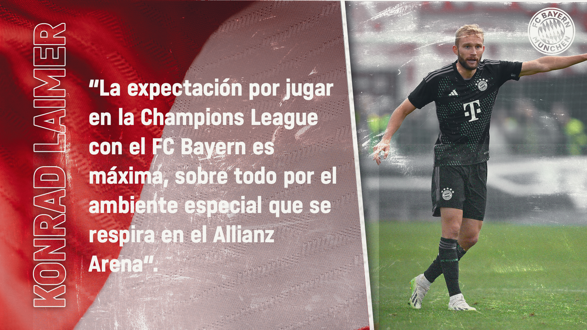 Konrad Laimer sobre el sorteo de CL