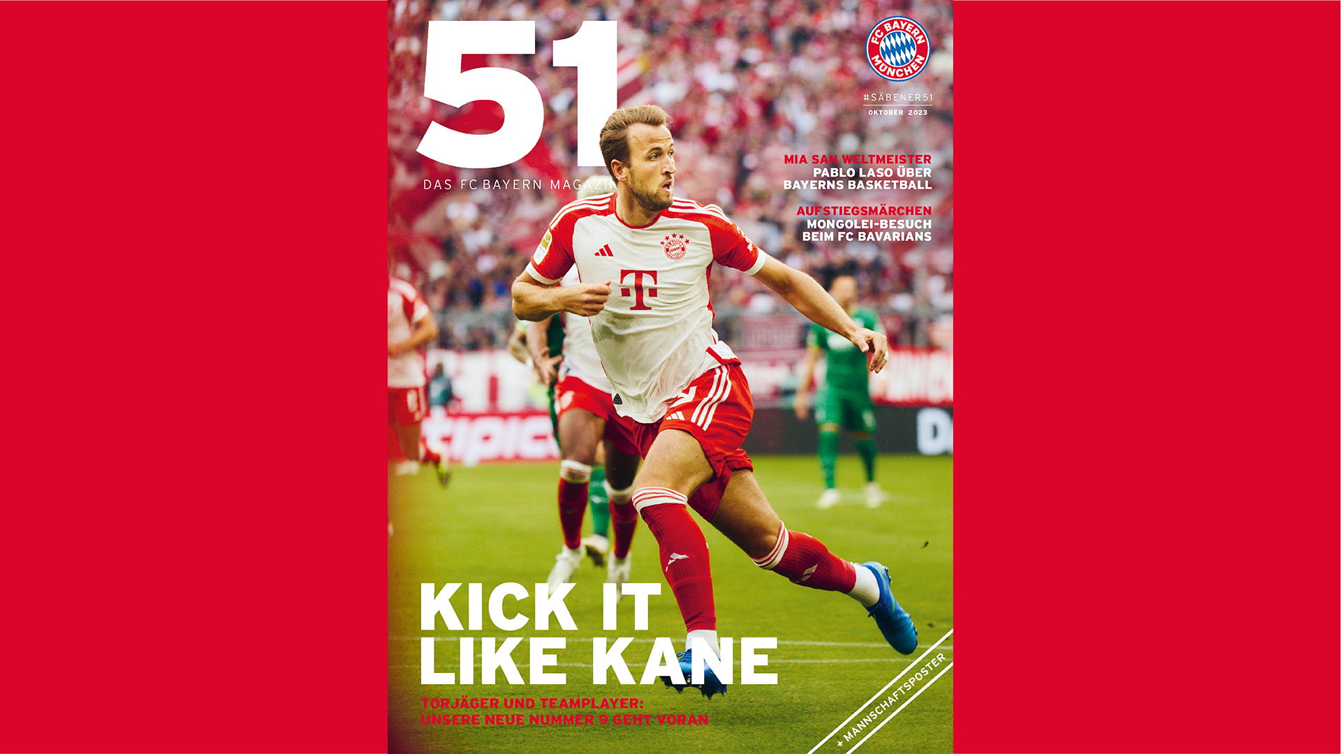 Cover des FC Bayern Magazin 51 Oktober 2023