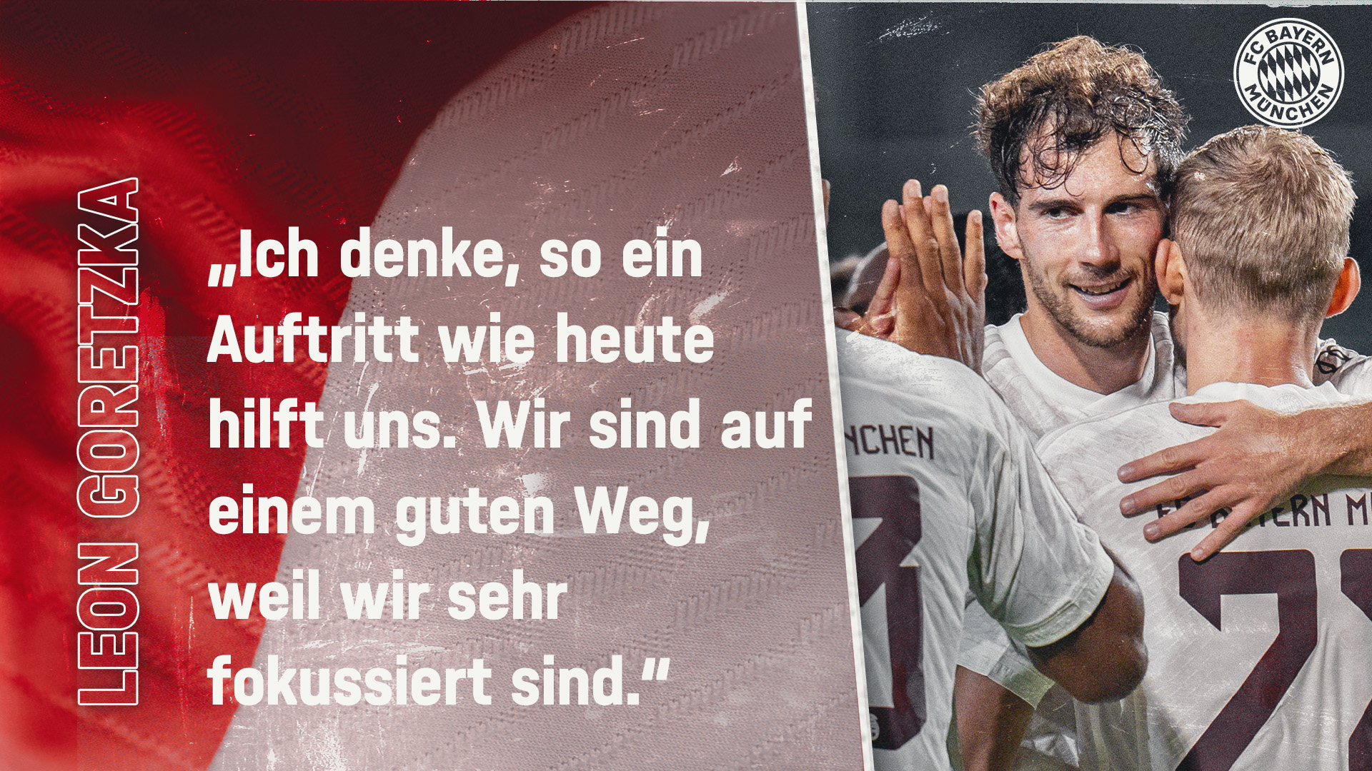 Leon Goretzka zum Pokal-Spiel bei Preußen Münster