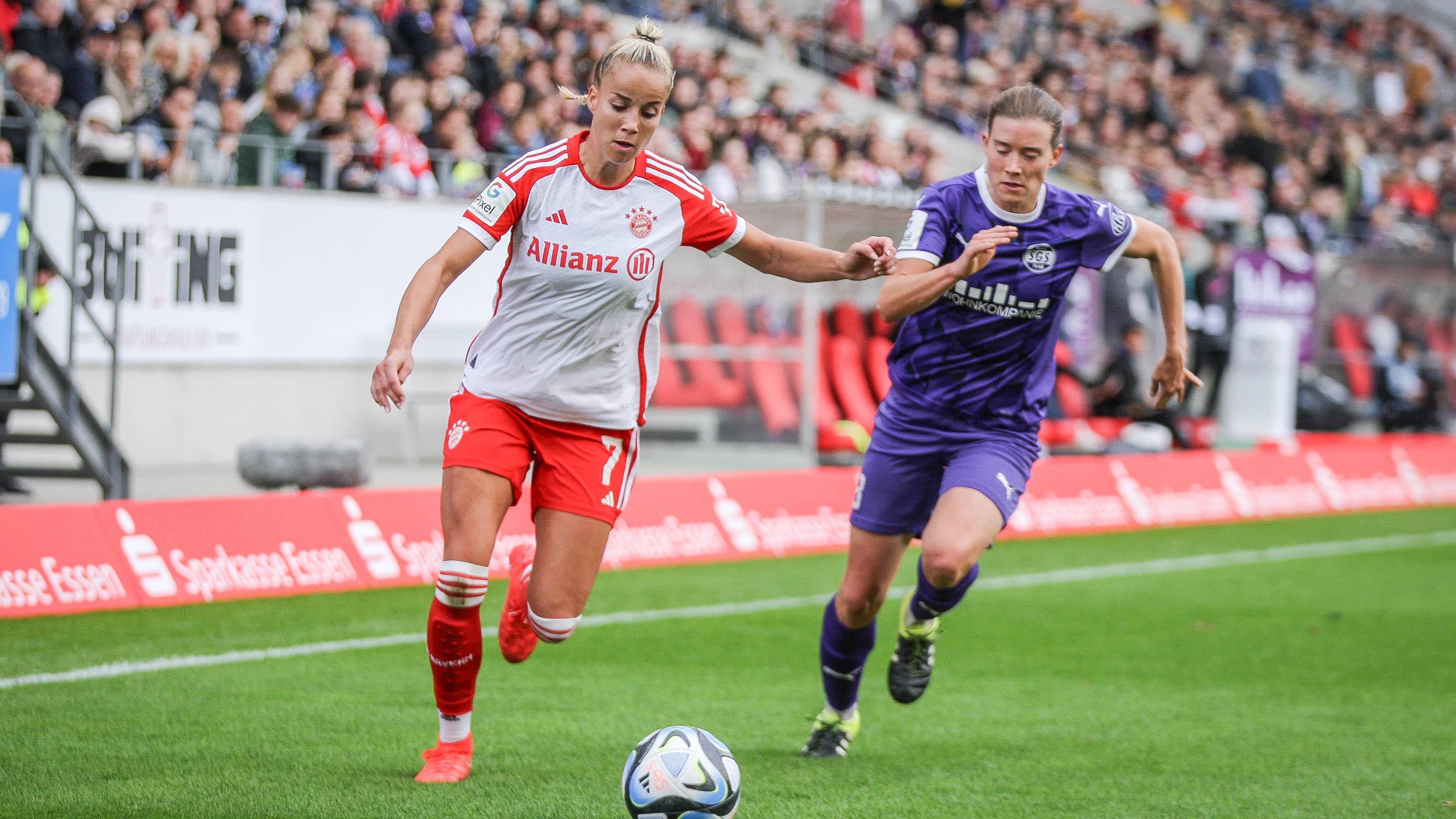 FC Bayern Frauen, SGS Essen, Google Pixel Frauen-Bundesliga, Giulia Gwinn