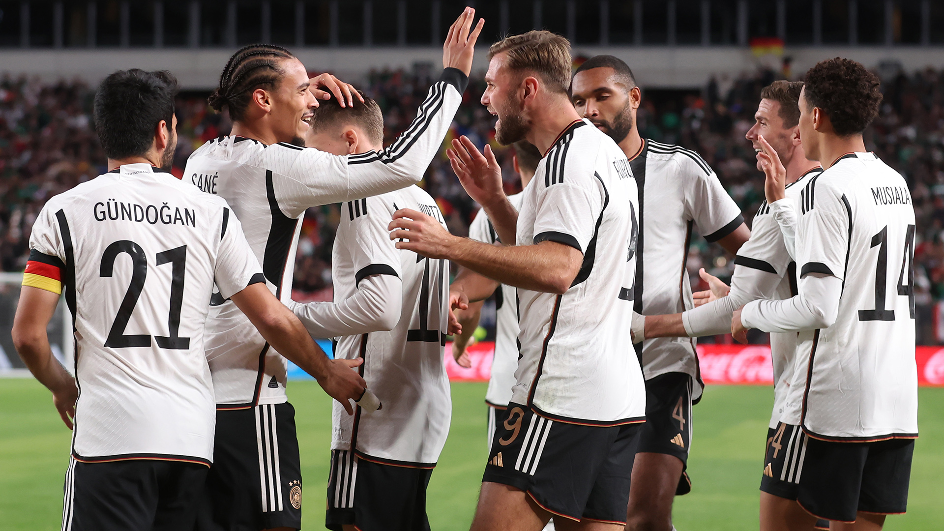 Leroy Sane Celebration Germany