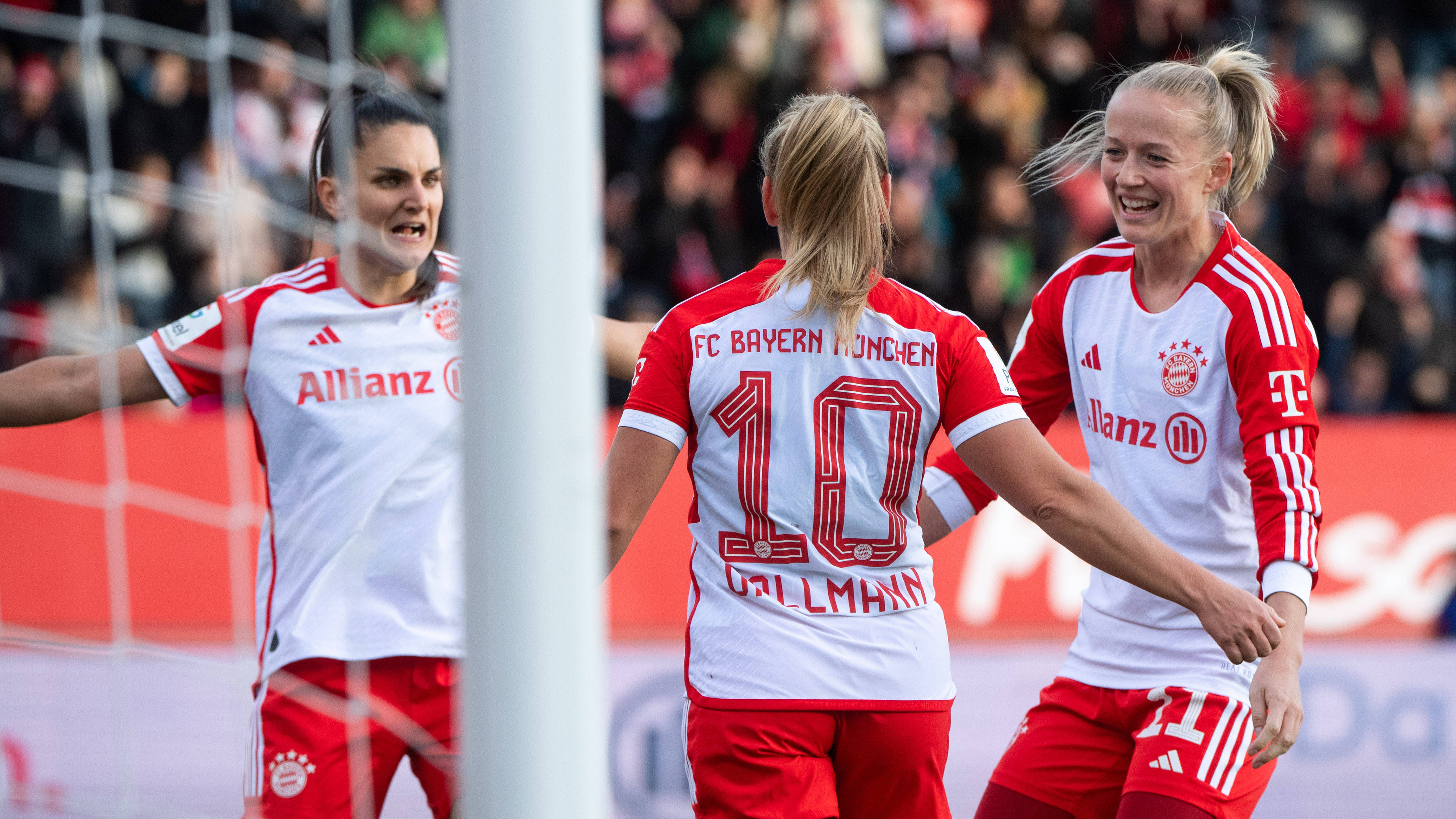 FC Bayern Frauen, Jubel, VfL Wolfsburg