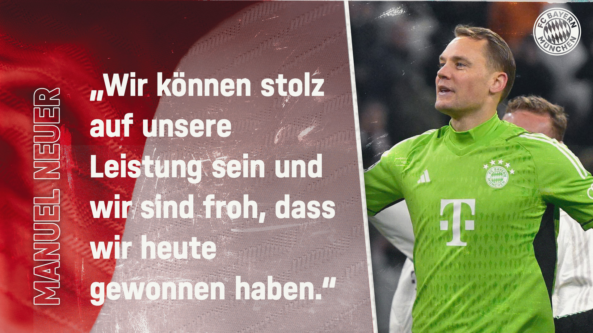 Manuel Neuer zum Champions League-Spiel gegen Galatasaray Istanbul