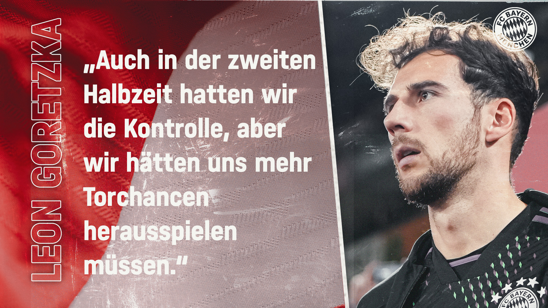 Leon Goretzka zum Bundesliga-Spiel beim 1. FC Köln