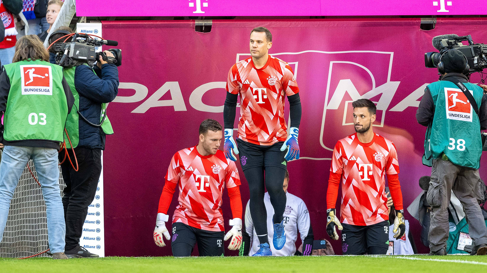 Manuel Neuer, Sven Ulreich, Daniel Peretz FC Bayern