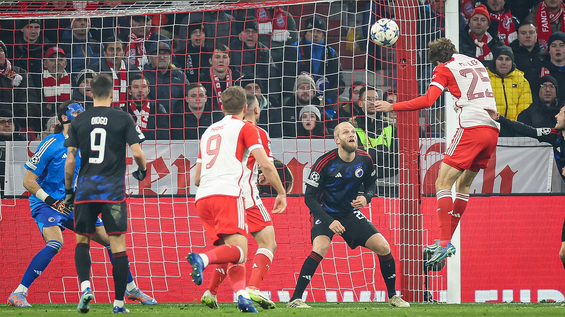 Spielszene aus der Champions League-Partie FC Bayern gegen FC Kopenhagen