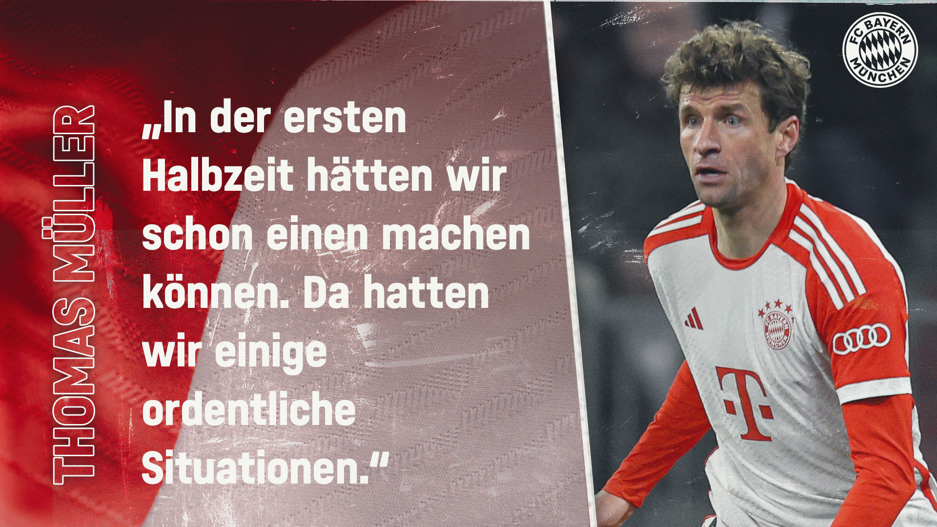 Thomas Müller zum Champions League-Spiel gegen den FC Kopenhagen