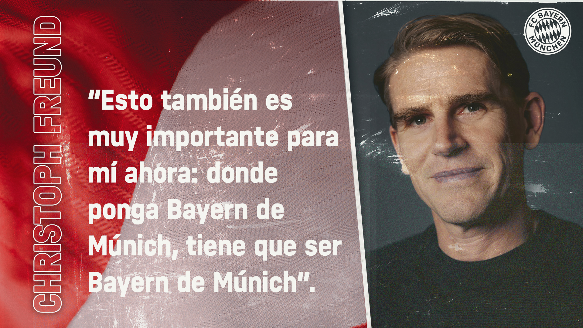 Christoph Freund director deportivo FC Bayern