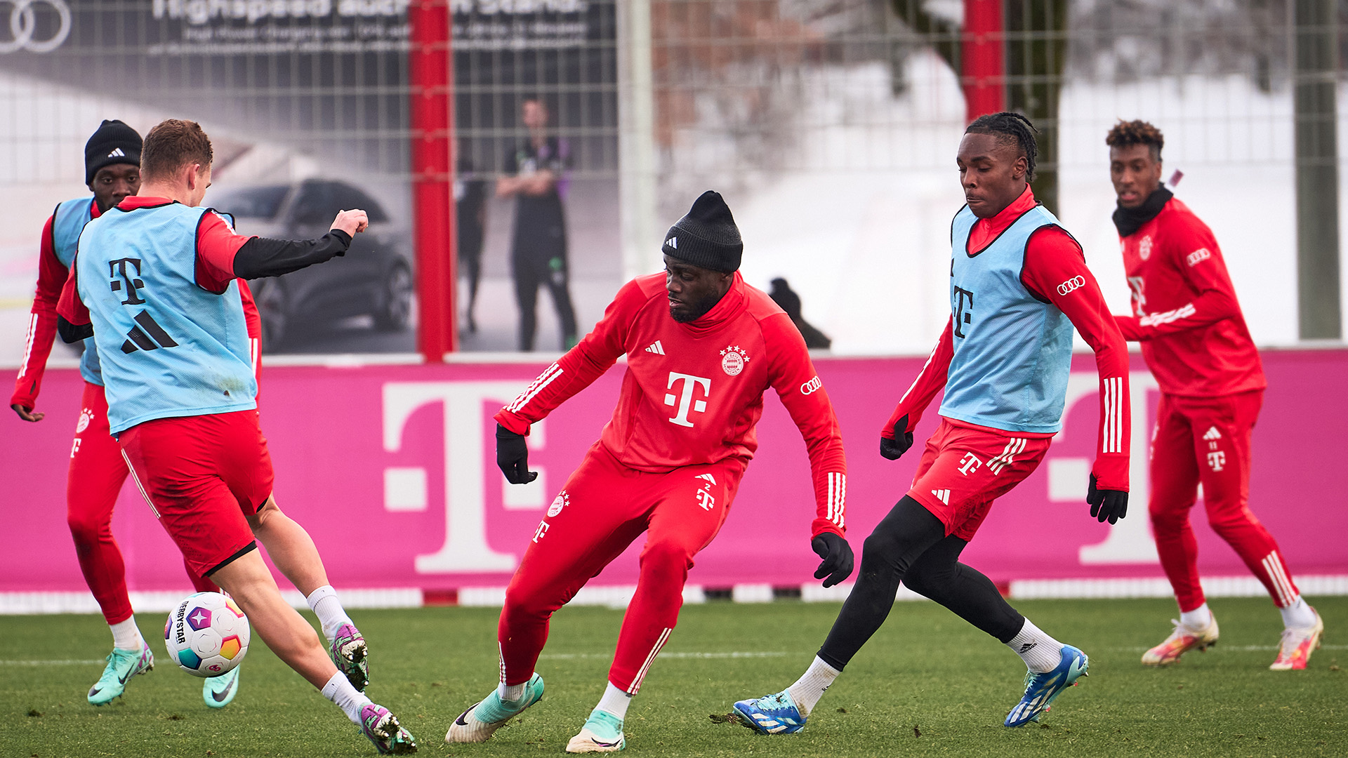 FC Bayern players in training