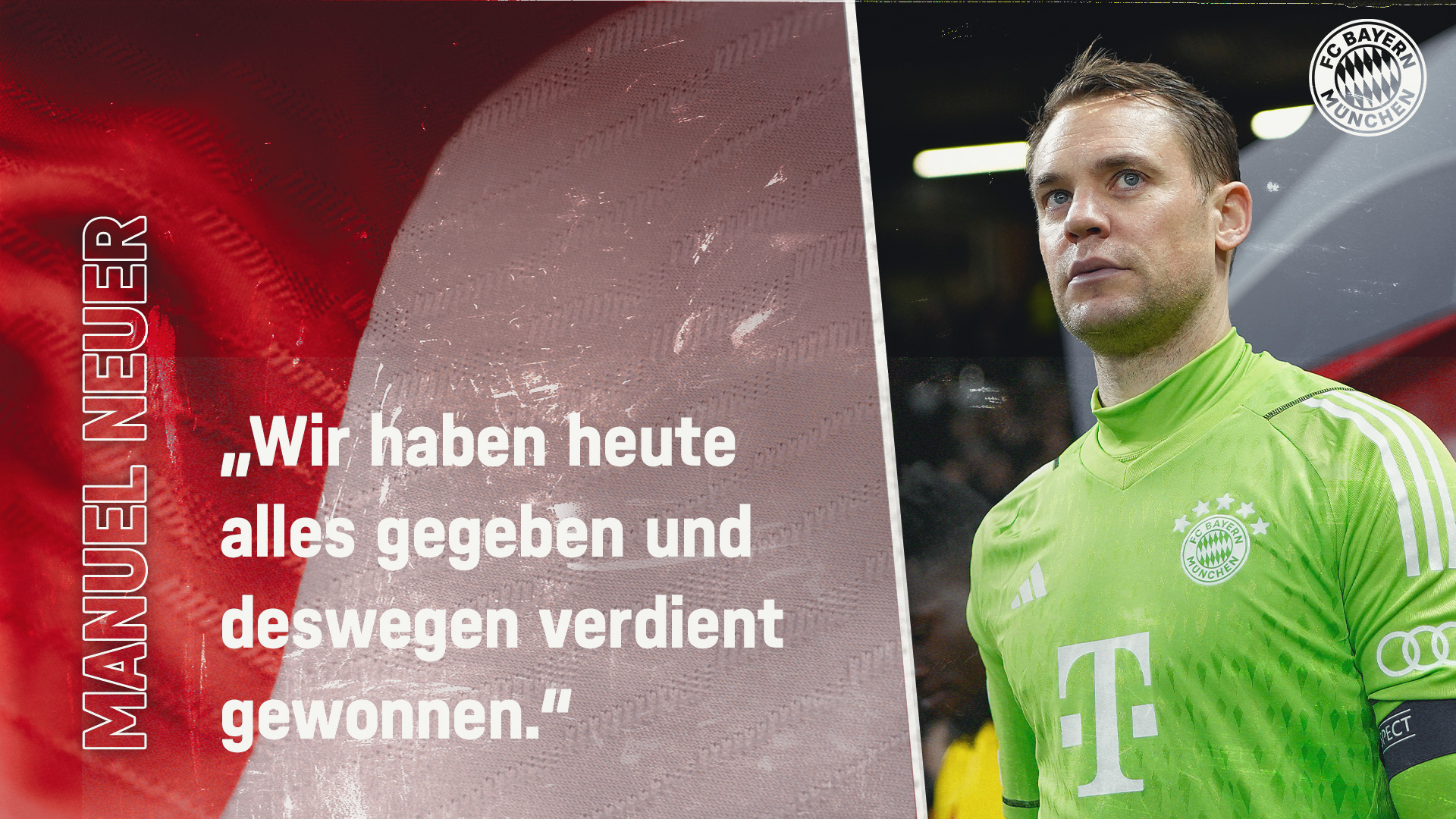 Manuel Neuer zum Champions League-Spiel bei Manchester United