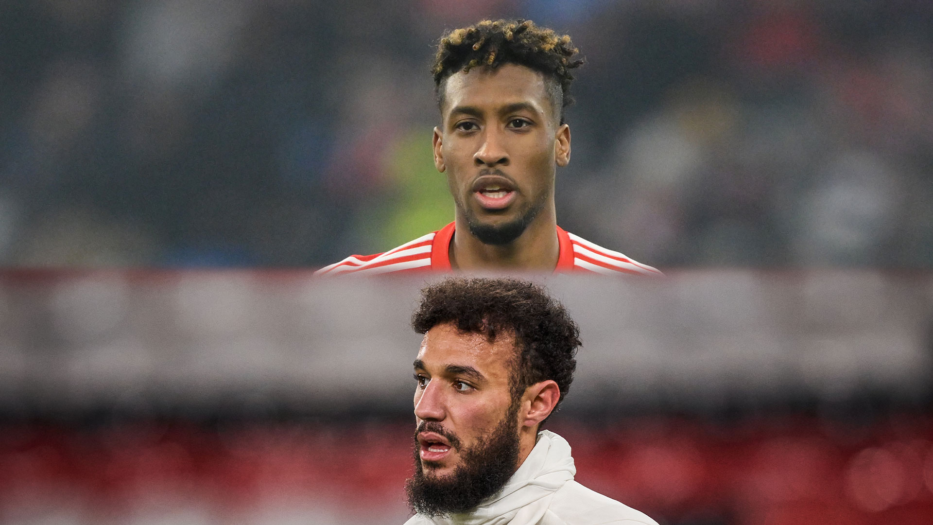 Kingsley Coman, Noussair Mazraoui, FC Bayern