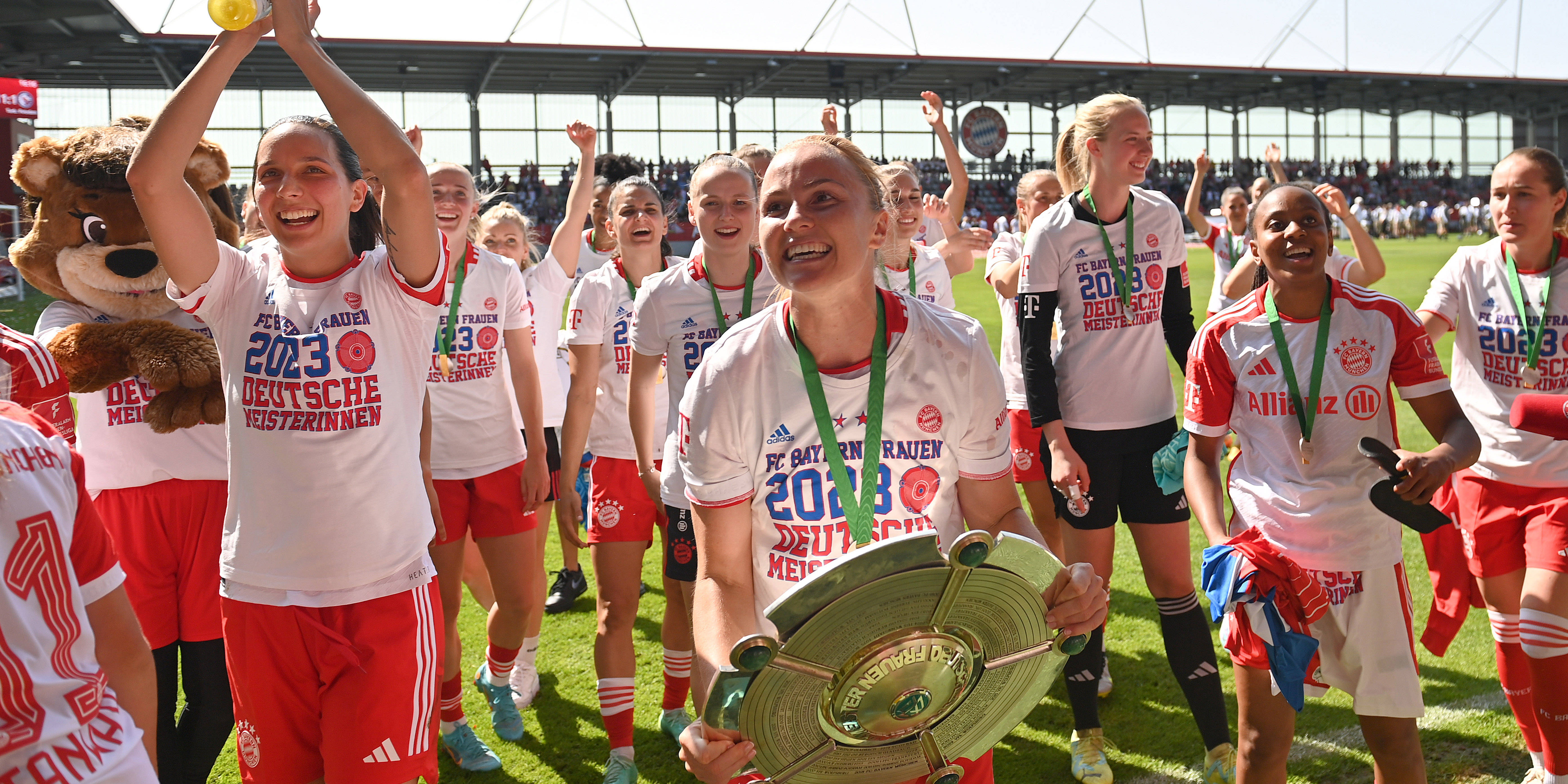 Mit dem Heimsieg über Potsdam machten die FCB-Frauen die Meisterschaft perfekt.