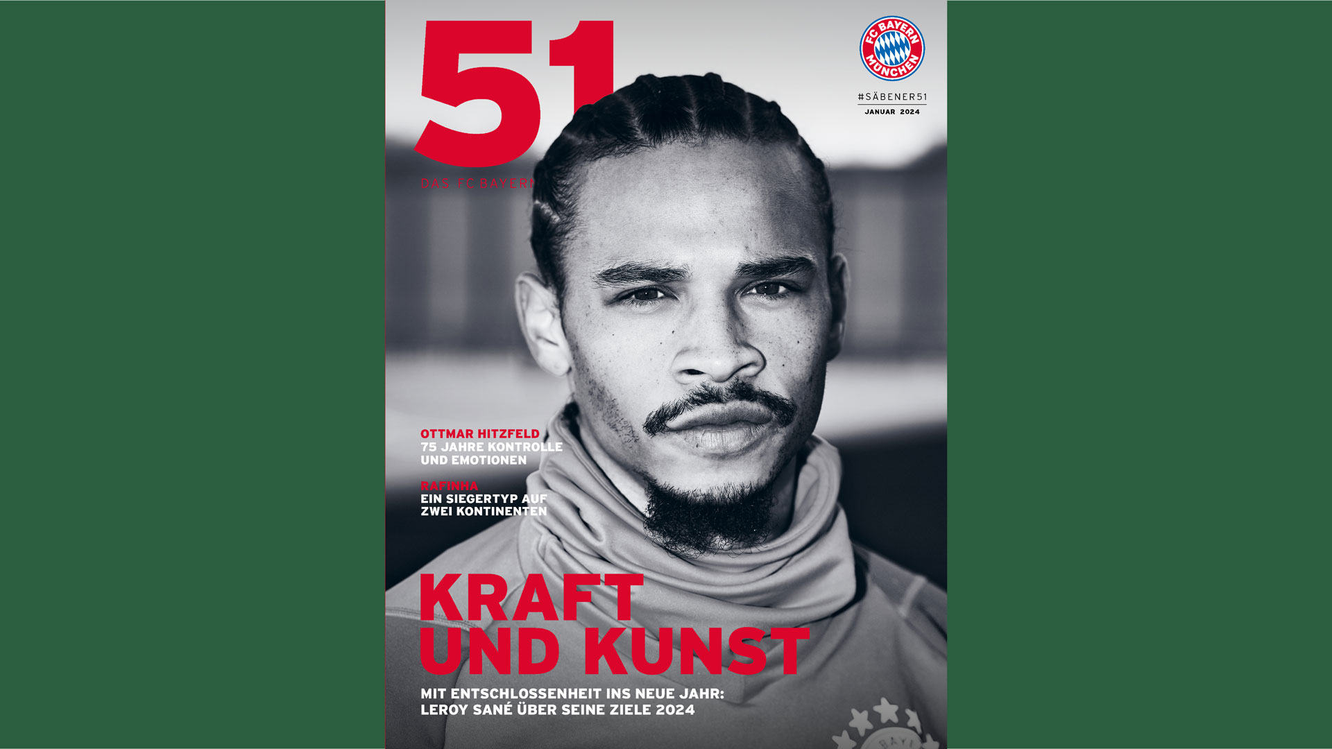 Cover FC Bayern Magazin 51 Januar 2024