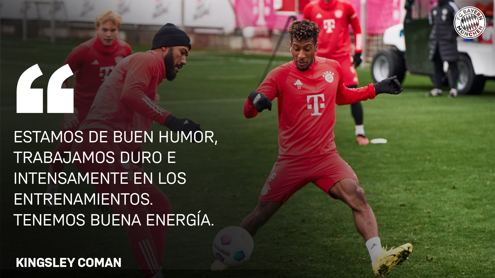 Kingsley Coman entrevista FC Bayern