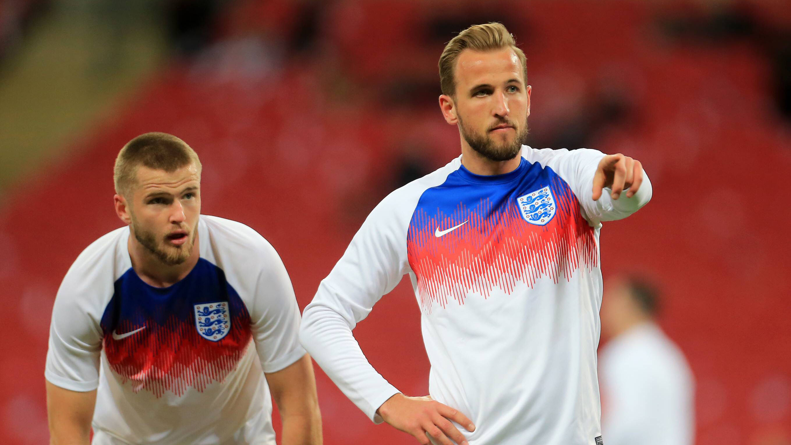 Eric Dier mit Harry Kane