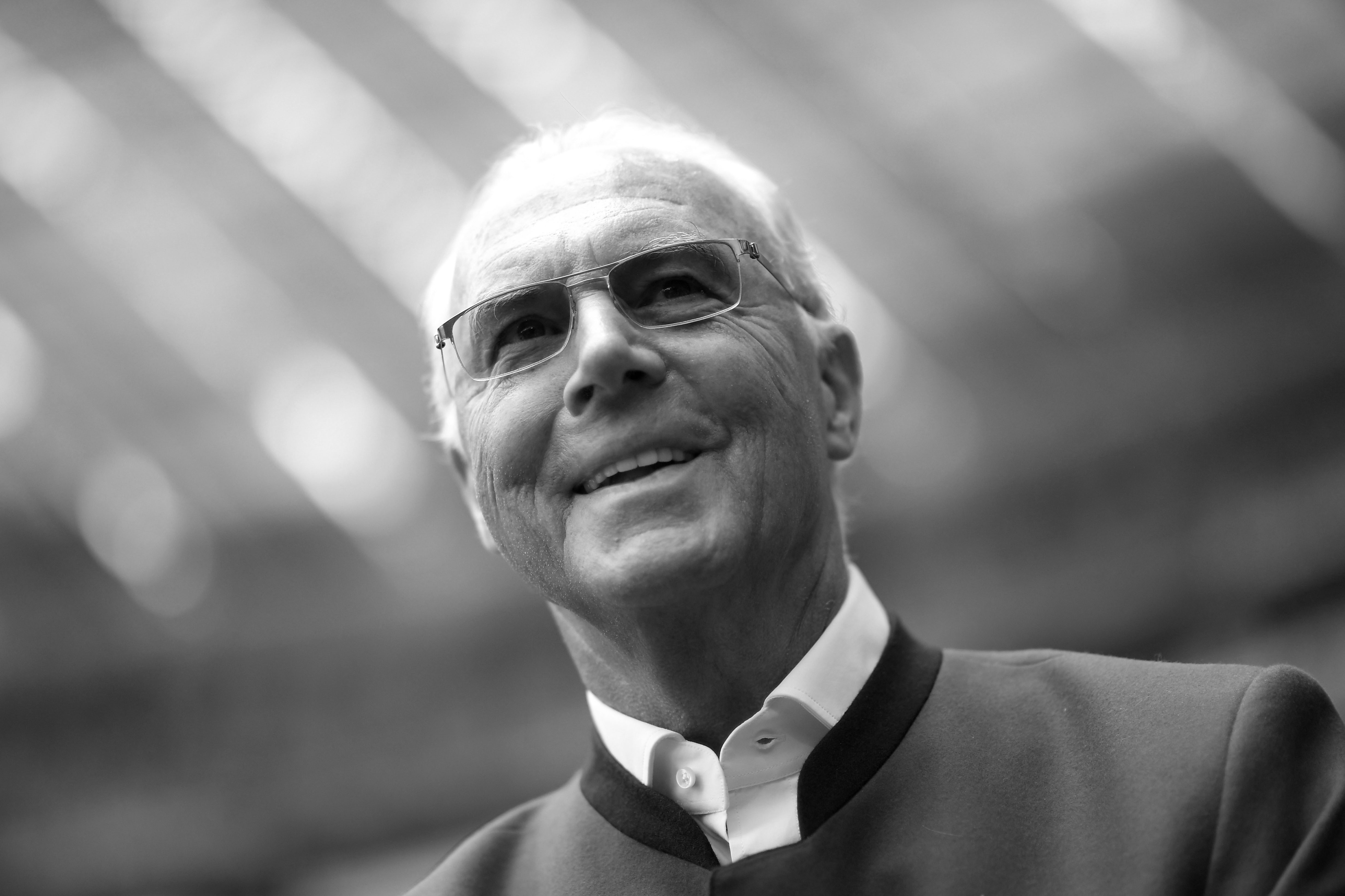 Franz Beckenbauer in der Allianz Arena