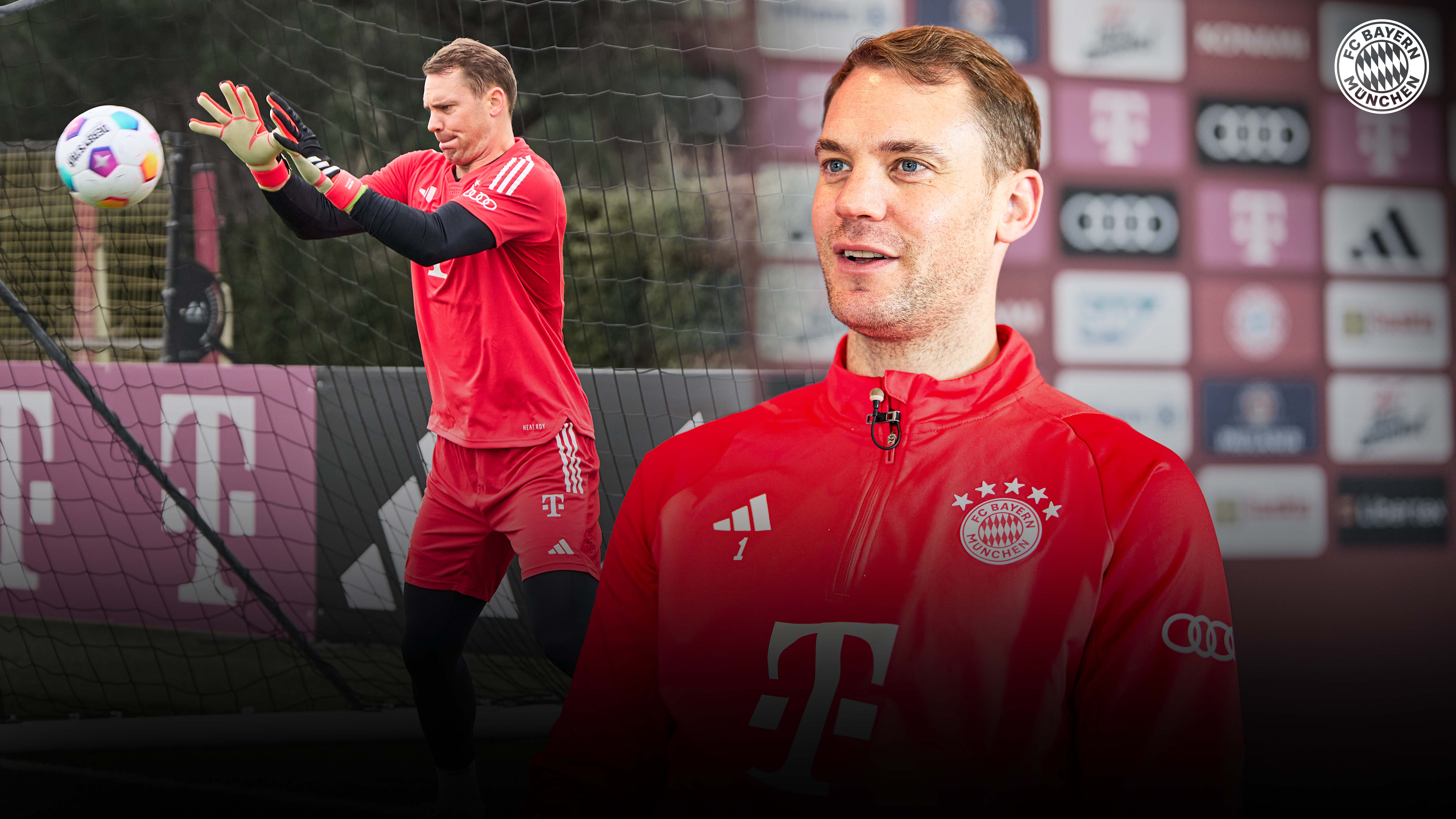 Interview with Manuel Neuer at Bayern training camp in Faro