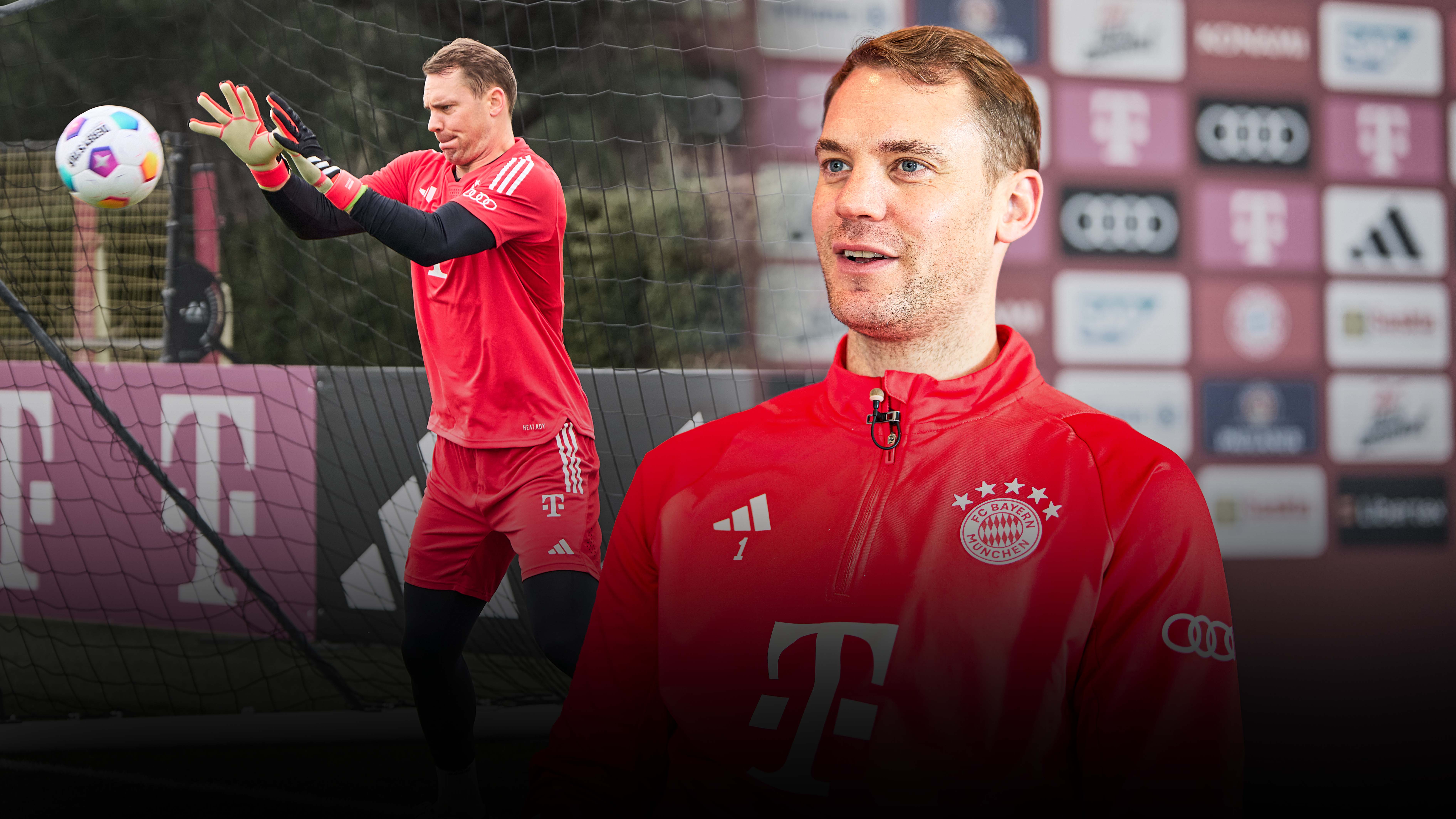 Interview mit Manuel Neuer im Trainingslager des FC Bayern in Faro