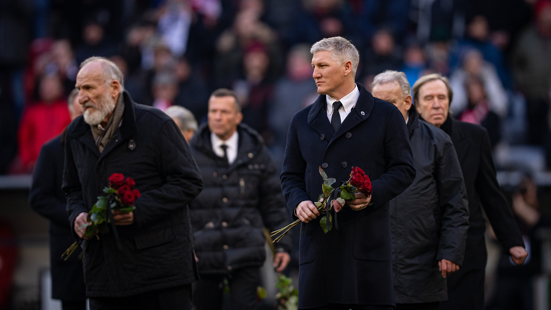 Las imágenes del acto conmemorativo en memoria de Franz Beckenbauer en el Allianz Arena